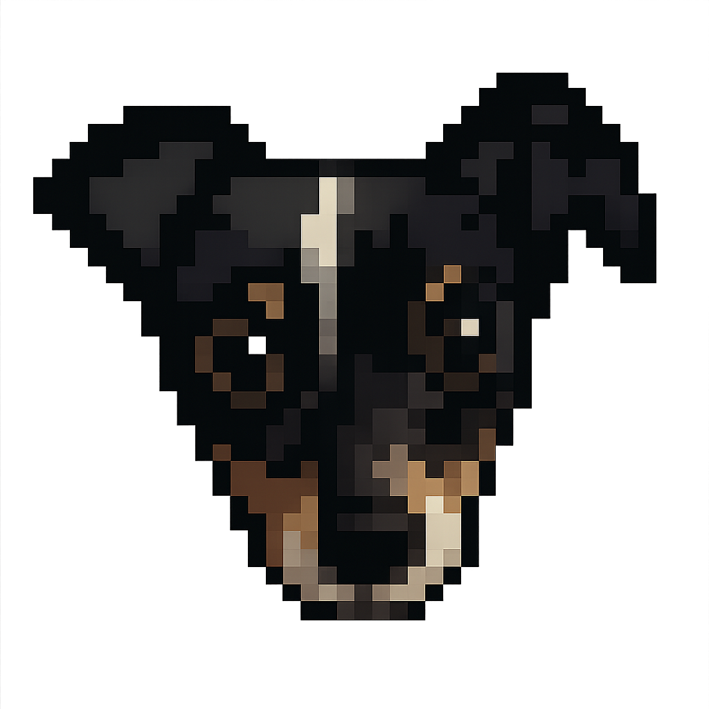 Ilustración pixel de Rufus